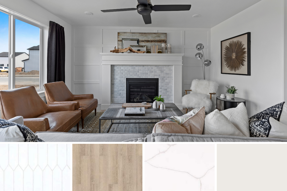 greystone model home, model home, utah model home, living room, living room design, design tip