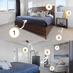 Styling Series: How to Style Your Bedroom Similar to Our Greystone Model Home