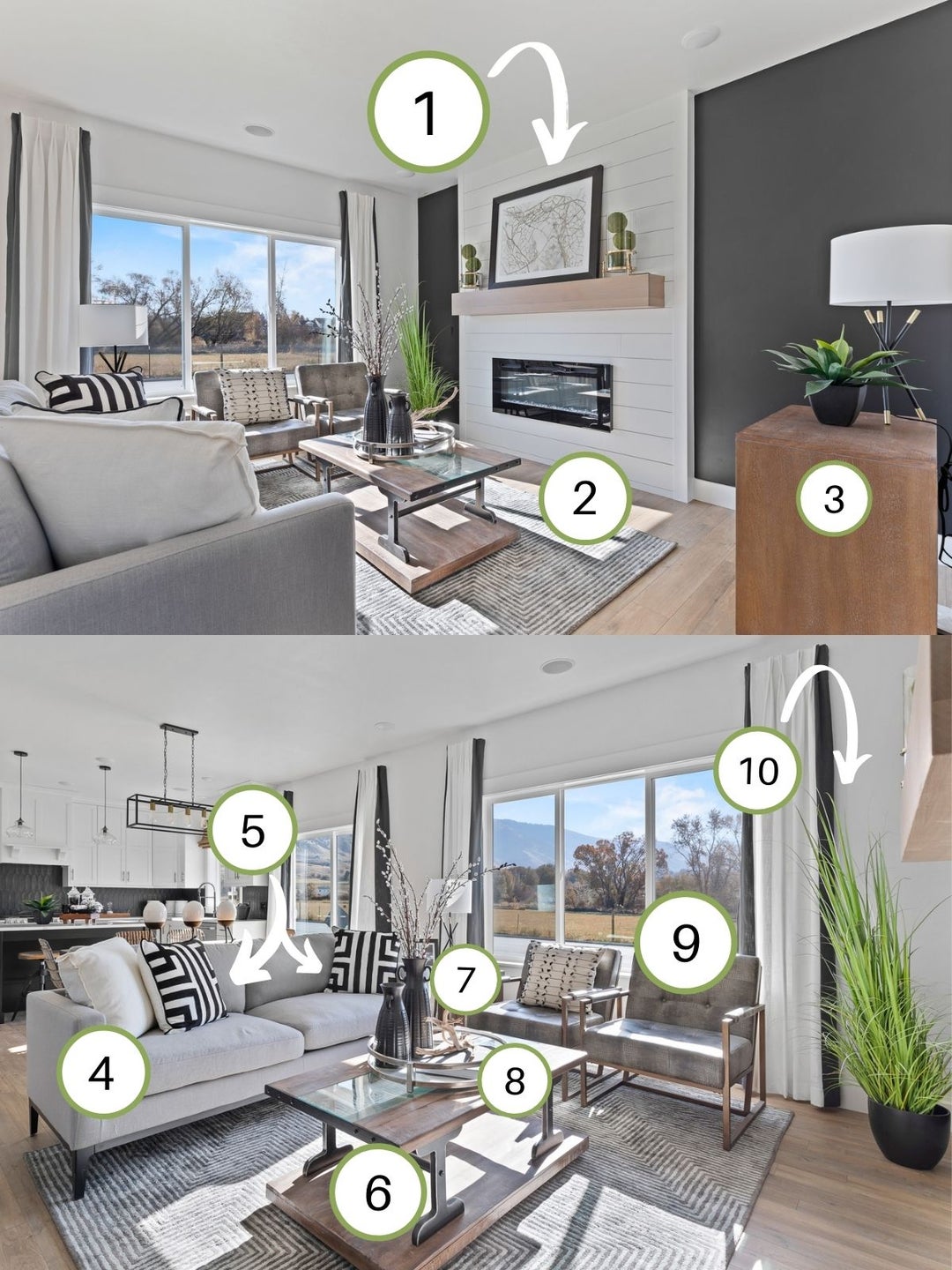 Styling Series: How to Style Your Living Room Similar to Our Madison Model Home