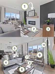 Styling Series: How to Style Your Living Room Similar to Our Madison Model Home