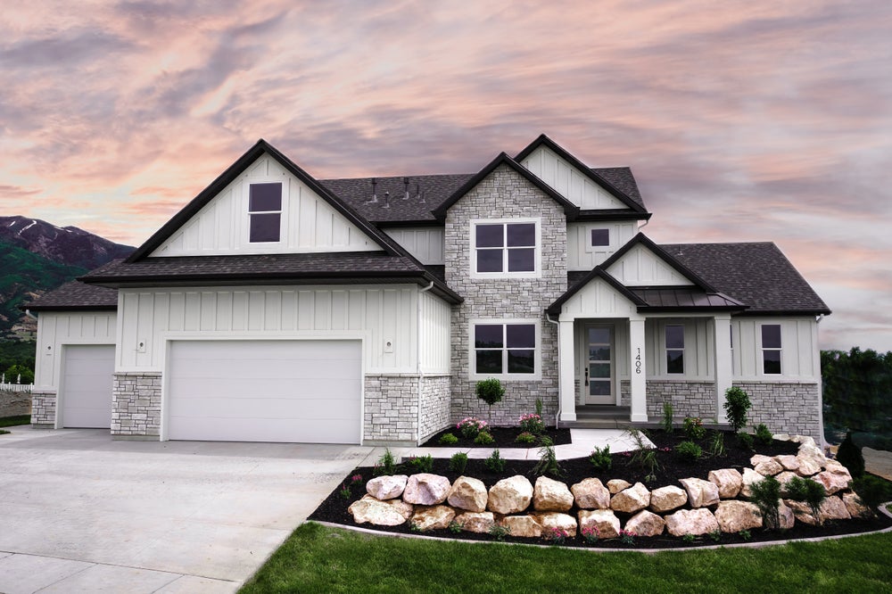 *Finished home photos are representational images only. Chat with sales agent for details. Remington New Home in Providence, UT