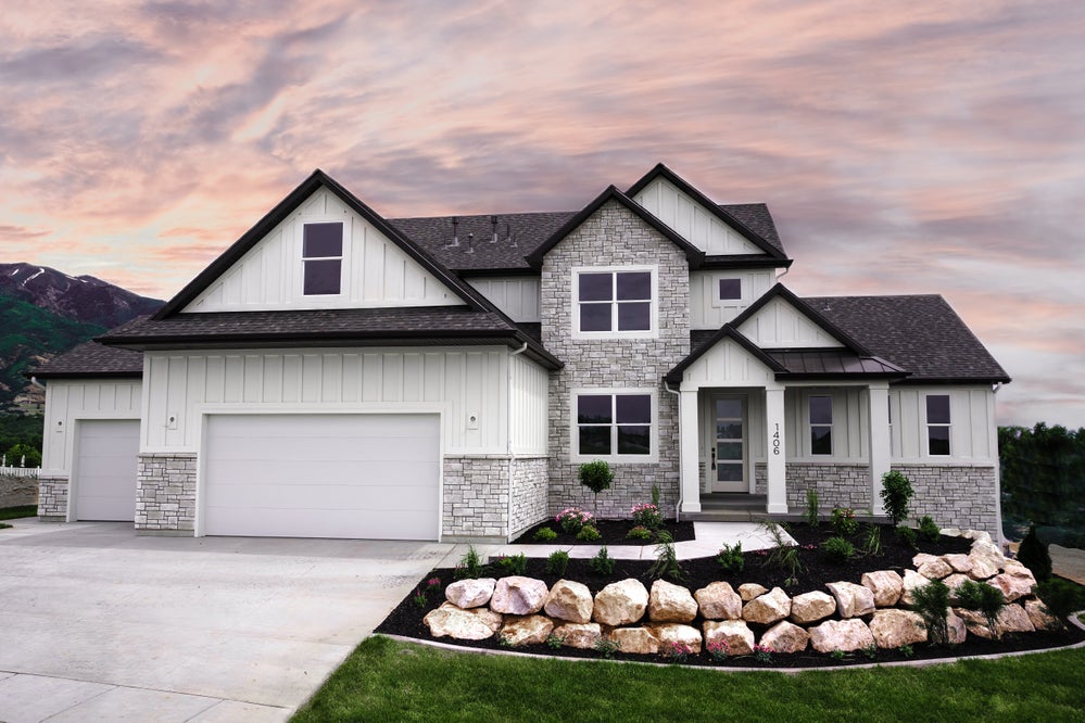 *Finished home photos are representational images only. Chat with sales agent for details. 4br New Home in Hooper, UT