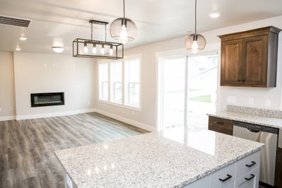 *Finished home photos are representational images only. See sales agent for details. 1,878sf New Home in Brigham City, UT