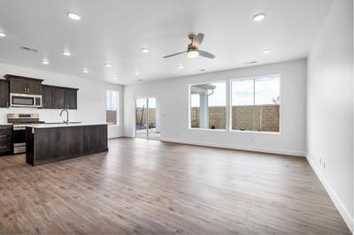 Great Room *Photo not representational of selections, only the floor plan. Contact agent for details*. St. George, UT New Home