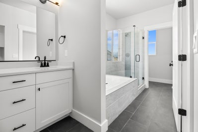 Get The Look: A Gorgeous Owner's Bath to a Cutler Home