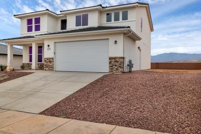 Desert Territorial Elevation *Photos are representational of the floorplan only, NOT the specific listing. See Agent for more details*. 2,553sf New Home in St. George, UT