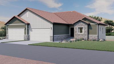Front Right View. 3br New Home in Ivins, UT