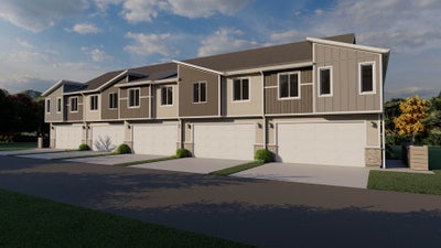 Sitka - Rear View. 1,549sf New Home in Brigham City, UT