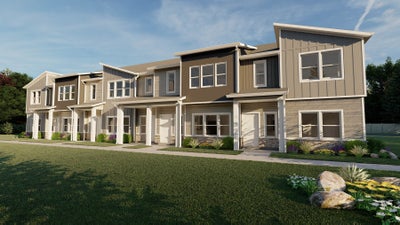 Sitka - Front Right View. 3br New Home in Brigham City, UT