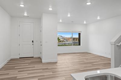 ENTRY & GREAT ROOM *Photo not representational of selections, only the floor plan. Contact agent for details*. 3br New Home in St. George, UT
