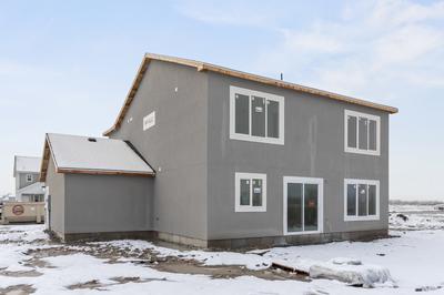 Exterior. Photos as of 1-16-2023. New Home in Plain City, UT