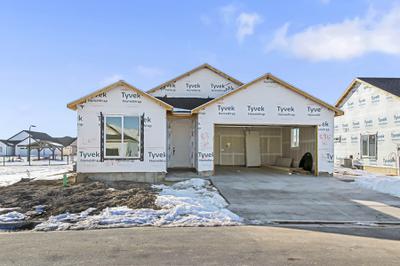 Exterior. Photos as of 2-16-2023. 1,500sf New Home in Tremonton, UT