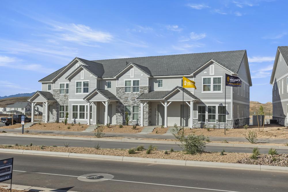 Come visit our Desert Color Townhome model today! 6005 S Carnelian Parkway, St. George UT 84790. 5928 S Cactus Flower Cove, St. George, UT