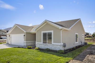 Front Elevation: 8/21/2023. 406 West 3085 South, Nibley, UT