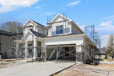 Progress photos taken April 10, 2024. New Home in Mapleton, UT