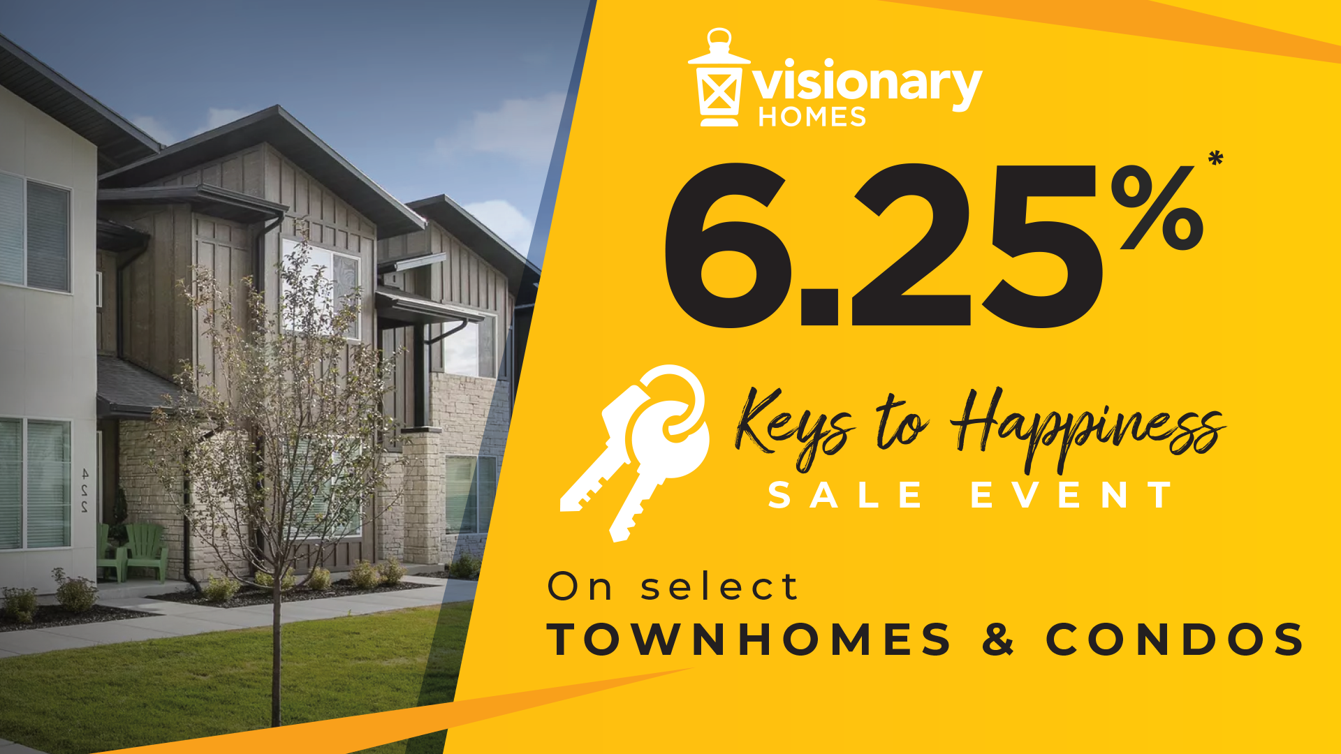 Visionary Homes in Utah Rates as low as 6.25% on Quick Move-In Homes!