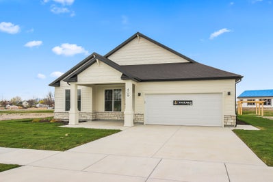 Front Elevation: 04/18/2024. 3br New Home in Nibley, UT
