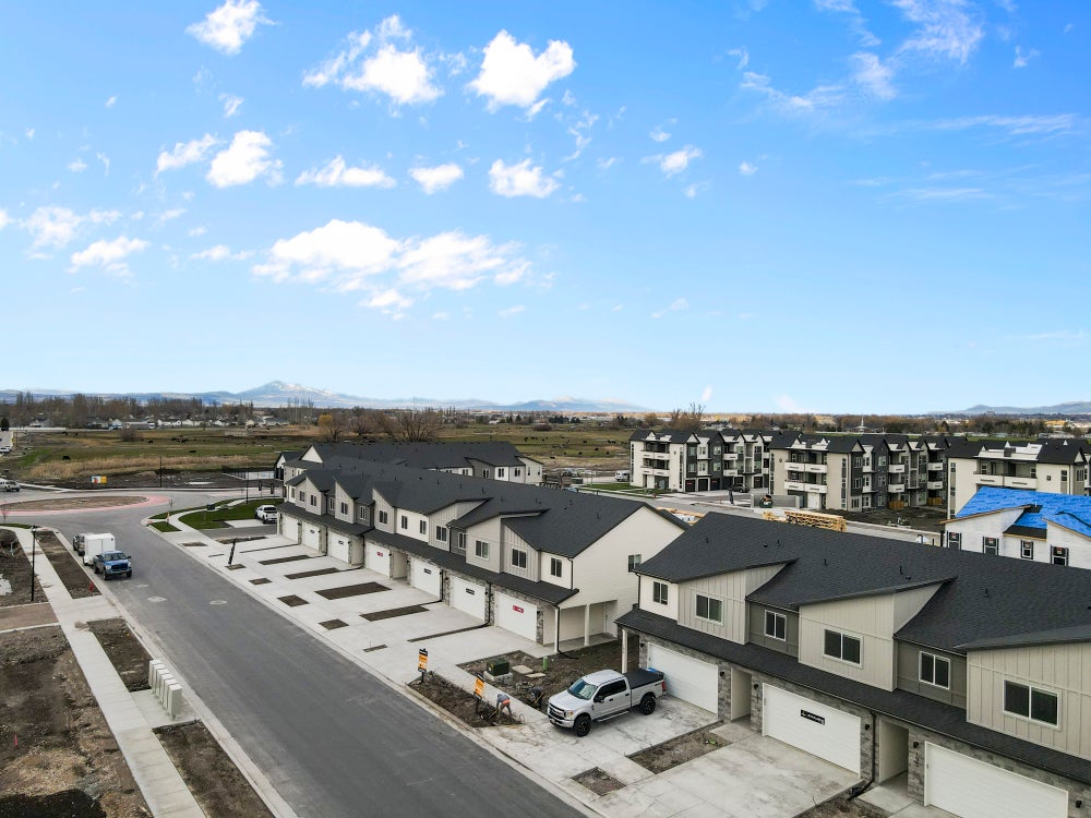 Aerials - 04.04.2024. Ridgeline Park - Nibley (Townhomes) New Homes in Nibley, UT